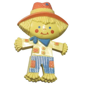 Gen X Vtg 1975 Avon Pin Pals Peter Patches Scarecrow Fragrance Glace' Full